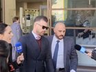 Danny Ridley, who's accused of stealing a camera from a Bondi victim, remained silent outside court. 