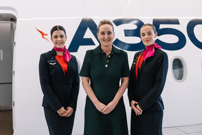 Image Description: Vanessa Hudson - CEO of Qantas Airways - Project Sunrise
Client: Qantas
Date Taken: 17th June 2026
Picture Credit: Stuart Bailey