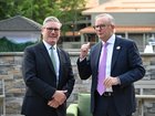 Prime Minister Anthony Albanese and caretaker PM Keir Starmer.