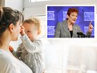 One Nation leader Pauline Hanson has walked back her controversial National Press Club remarks against women receiving paid parental leave.
