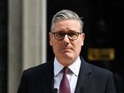 Keir Starmer makes his statement outside 10 Downing Street.