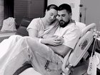 The influencer shared a post of her holding daughter Maggie Jean while sitting on a hospital bed with husband Nathan.