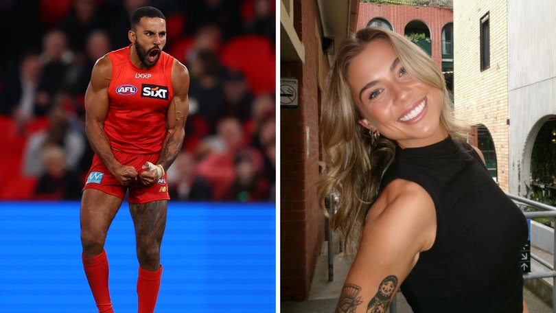 Gold Coast Suns gun midfielder Touk Miller (left) appeared has broken up with fitness influencer and Only Fans creator Stephanie Keenan (right) after just ten days together.