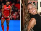 Gold Coast Suns gun midfielder Touk Miller (left) appeared has broken up with fitness influencer and Only Fans creator Stephanie Keenan (right) after just ten days together.