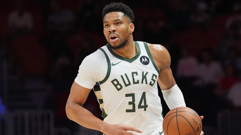 Giannis Antetokounmpo is on the verge of being traded by Milwaukee, who picked him up 13 years ago. (AP PHOTO)