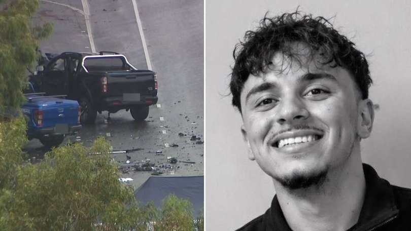 Socceroos fan Cesare Liberatore, 18, was killed in a car crash on his way home from watching the World Cup at Federation Square on Saturday.