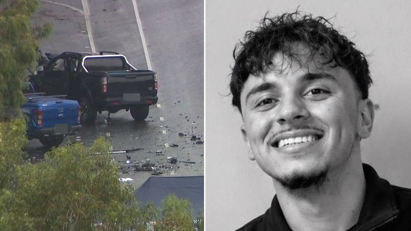 Socceroos fan Cesare Liberatore, 18, was killed in a car crash on his way home from watching the World Cup at Federation Square on Saturday.