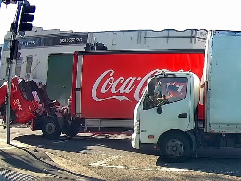 Others couldn’t help but gasp as the truck skidded down the road.