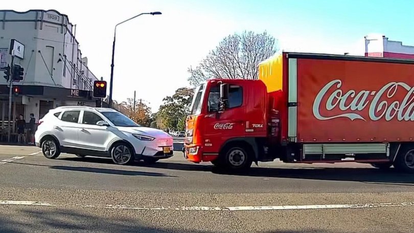 An SUV and huge truck collided at an intersection at Mascot. P