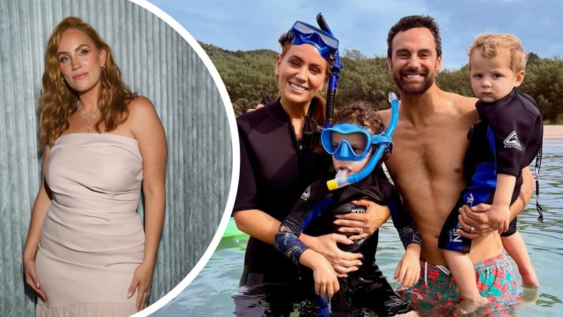 The TV star already has two sons with husband Cameron Merchant.