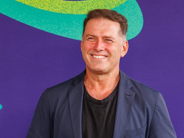 Karl Stefanovic is in hot water over a podcast he streamed with a British far-right activist. (Nadir Kinani/AAP PHOTOS)
