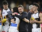 Sam Mitchell says he is happy as Hawthorn coach and that contract talks are going well. (Dave Hunt/AAP PHOTOS)