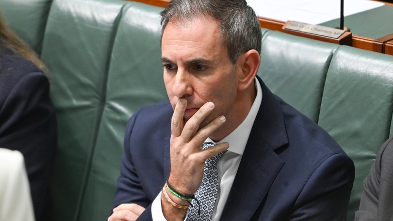 Jim Chalmers during Question Time at Parliament House in Canberra.