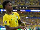 Vinicius Junior has scored twice, and had one disallowed, in Brazil's comfortable win over Scotland. (AP PHOTO)