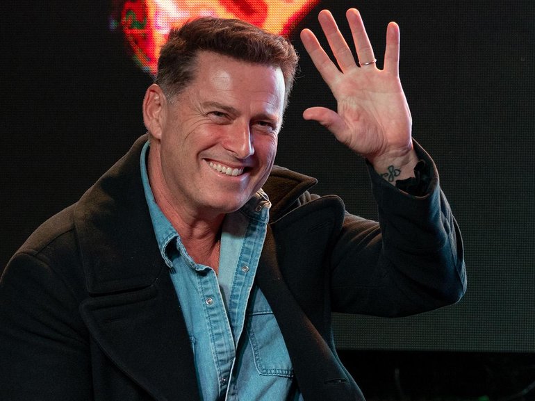 Karl Stefanovic and Pauline Hanson.