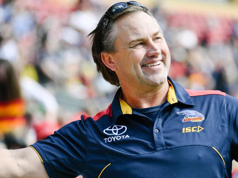 Popular AFL identity Tony Modra is on the improve after a near-fatal accident a week ago. (Morgan Sette/AAP PHOTOS)