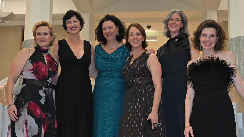 Teal independents at the 2025 Midwinter Ball at Parliament House.
