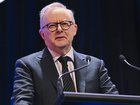 CANBERRA, Australia, NewsWire Photos. June 25, 2026:  Prime Minister Anthony Albanese addresses the CEDA State of the Nation conference at Parliament House in Canberra. NewsWire / Martin Ollman