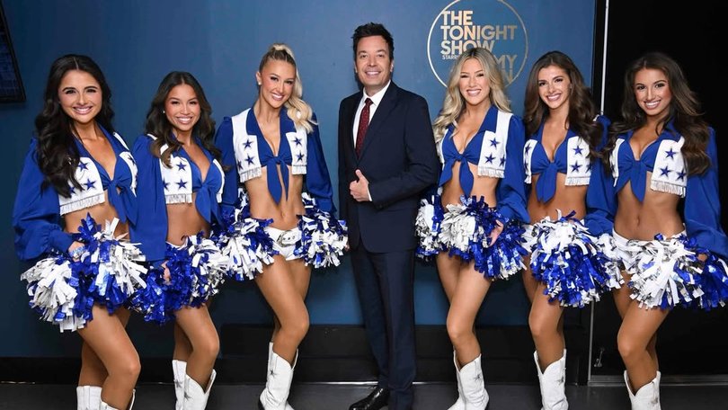 Perth dancer Faith Ward, who is living her dream life as a Dallas Cowboys cheerleader, appeared on The Tonight Show with Jimmy Fallon.