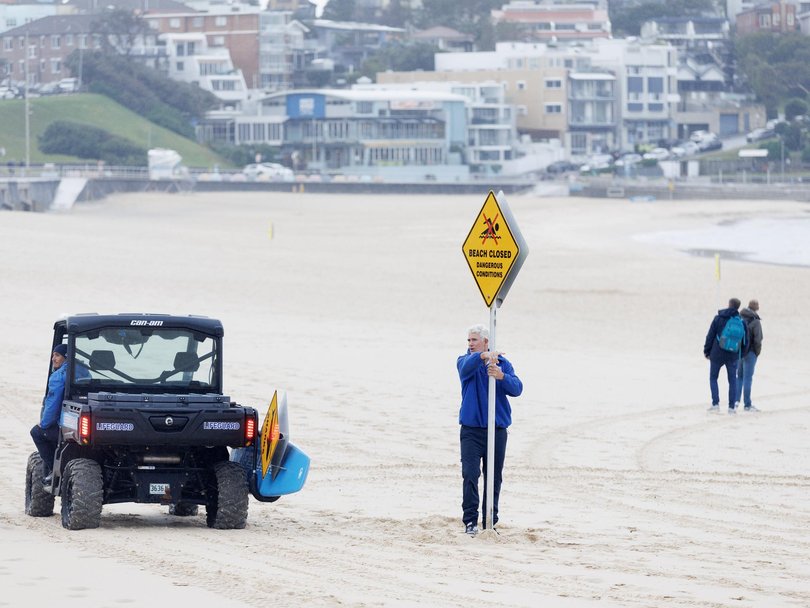 Bondi has been shut after a fourth shark was seen in as many days. 