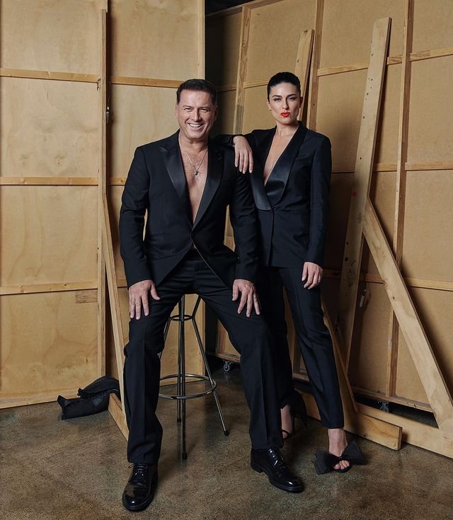 Karl Stefanovic and Sarah Abo.