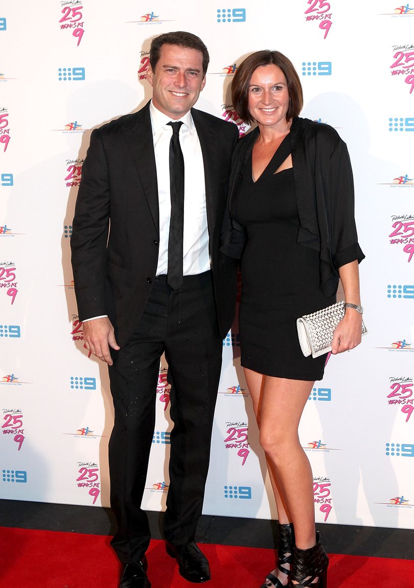 Karl with former wife Cassandra Thorburn.