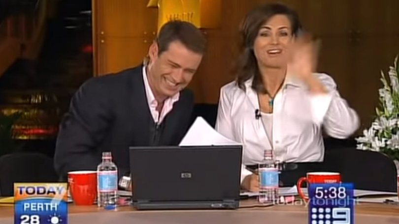 Karl Stefanovic on the Today show after the 2009 Logies