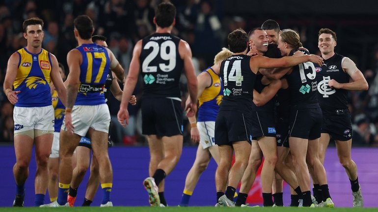 West Coast have become the latest victims of a resurgent Carlton under interim coach Josh Fraser.