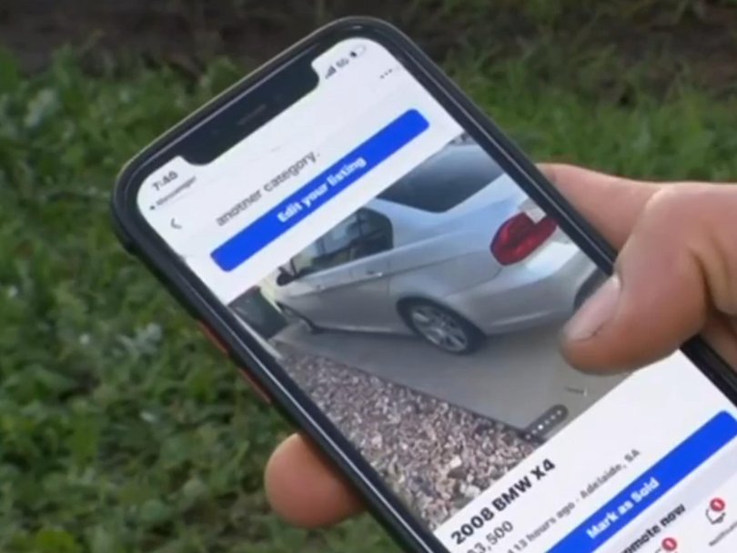 A South Australian father who thought he was selling his car on Facebook Marketplace ended up being allegedly robbed at knifepoint Picture: 7News