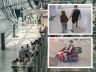 CCTV released by Thai authorities shows the 45-year-old Australian entering a hotel room with Ms Donhomla, before emerging hours later with a black suitcase.