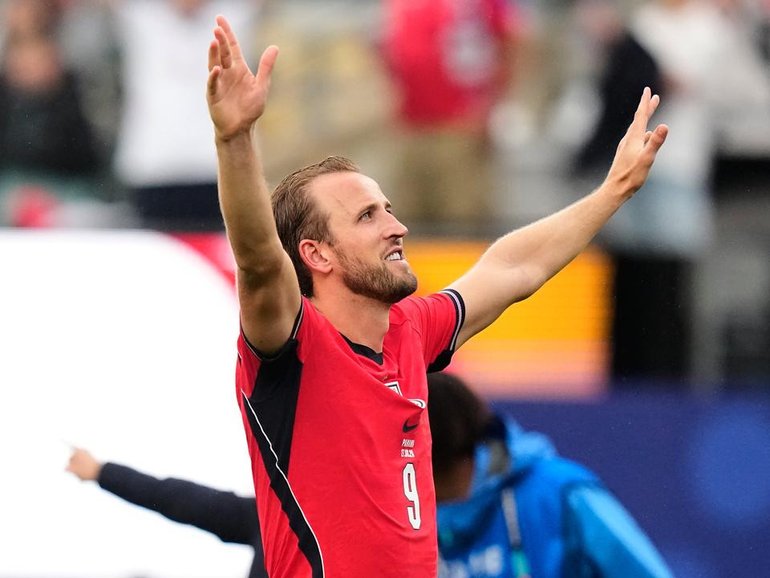 Harry Kane has become England's all-time leading goal scorer at the World Cup. (AP PHOTO)