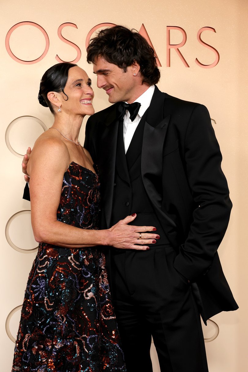 Jacob Elordi with his mum Melissa. 