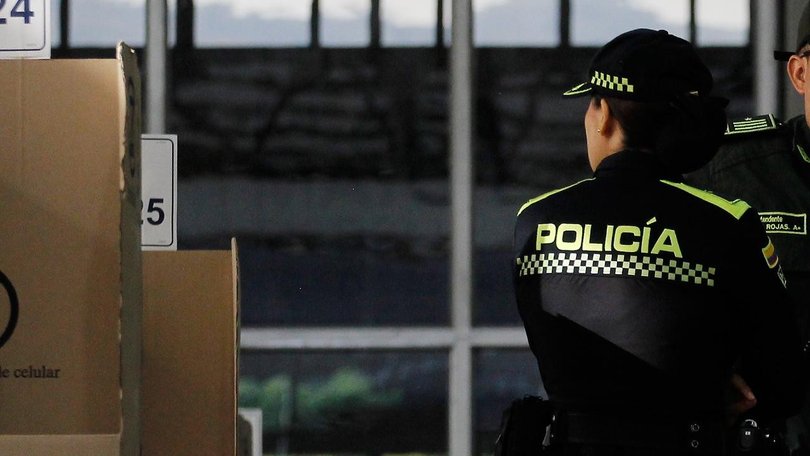 Colombian police say a man allegedly caused the death of a 36-year-old woman in a Bogota unit. 