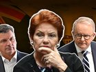 Support for One Nation has slipped after leader Pauline Hanson's controversial press club speech. (Susie Dodds/AAP PHOTOS)