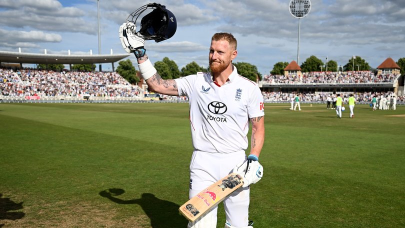 Ben Stokes after being dismissed at Test level for the final time.