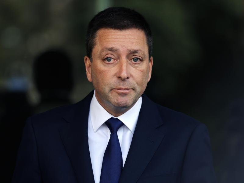 Victorian MP Matthew Guy demanded an apology from his Liberal Party colleague Moira Deeming and implied he could sue.