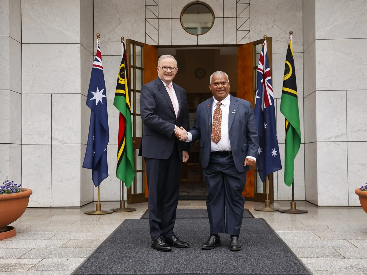 Pacific Power Play: Australia Locks In Security Deal With Vanuatu to Keep China's Military Out