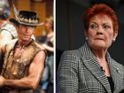 Paul Hogan thinks Pauline Hanson is a pelican.