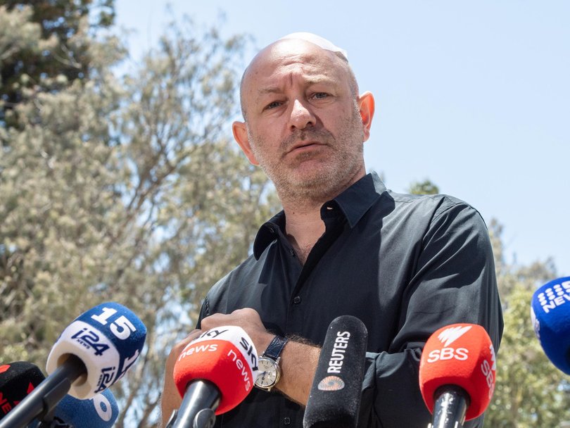 Arsen Ostrovsky was shot at the Bondi attack. Picture: The Sunday Telegraph / Monique Harmer