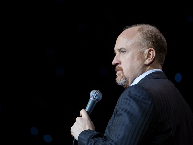 Louis C.K is back on Netflix. Pictured here performing during his 2017 special.
