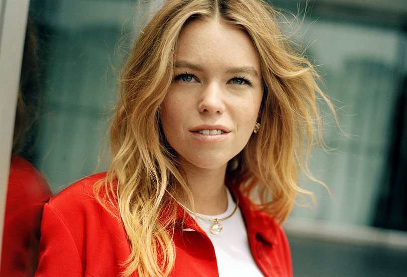 The actor Milly Alcock in Los Angeles on June 6, 2026.