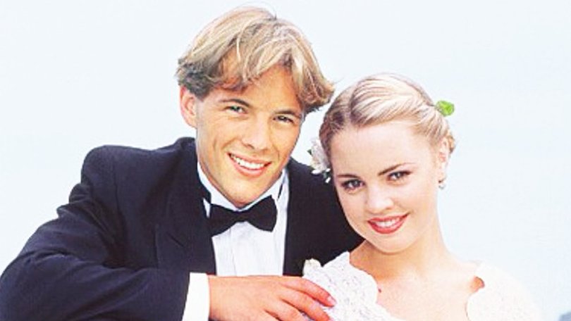 Melissa George and Dieter Brummer as co-stars in the 1990s.