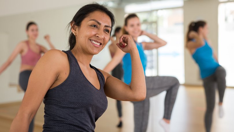 Some volunteers started a supervised aerobic exercise program.