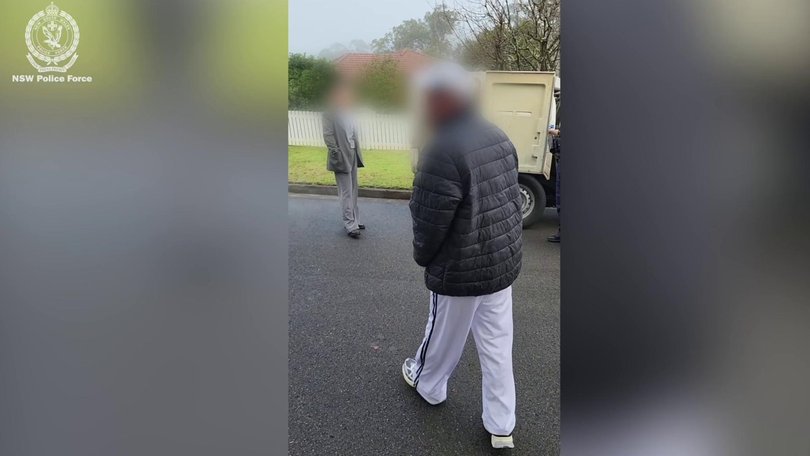 Shane Tucker, 52, was arrested at a property on Pennant Hills Rd in Pennant Hills about 8.30am on Monday and has since been charged with murder (domestic violence) following a long-running investigation. Picture: NSW Police