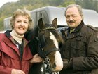 Penelope Keith and Peter Bowles in To The Manor Born Reunion on UK-TV