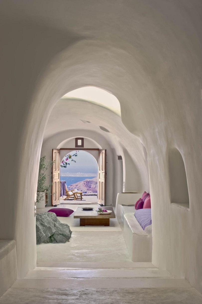 The cave houses originated 300 years ago when subsistence fishermen dug into the cliffside seeking winter shelter.