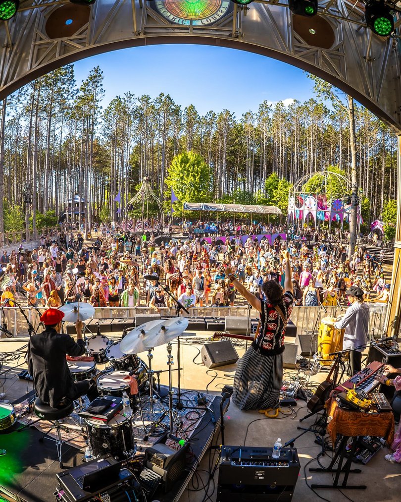 Electric Forest draws an estimated 50,000 attendees to the rural area of Michigan.