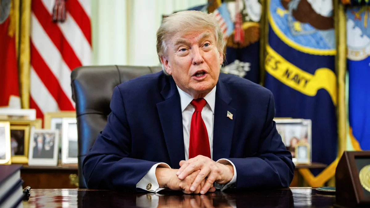 Trump says US and Iran will meet to negotiate after days of strikes