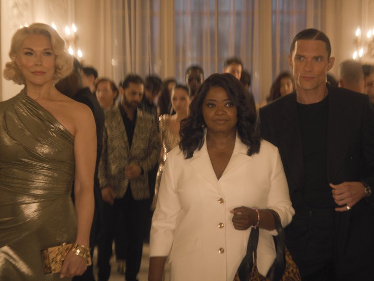 Hannah Waddingham and Octavia Spencer in Ride Or Die.