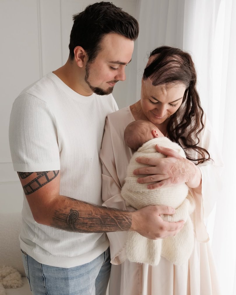 Sophie Delezio welcomed her son Frankie in September 2024. 
